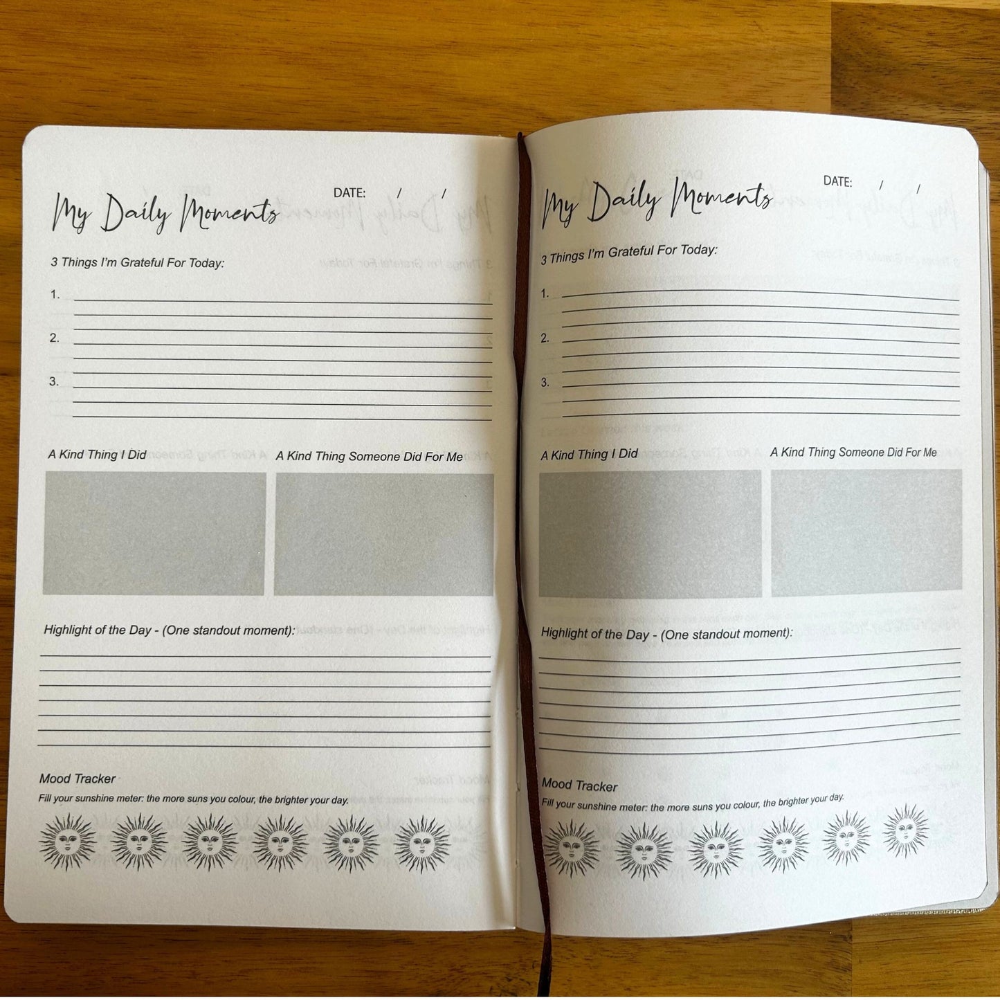 Blue Gratitude Journal – I Am Thankful For (120 Pages)