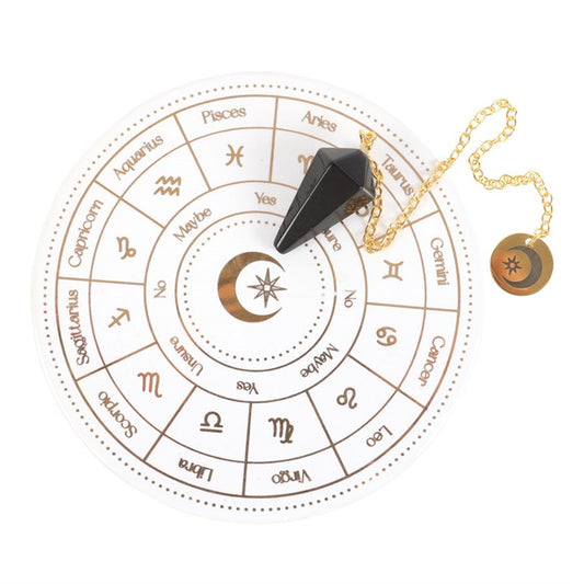 Astrology Wheel Pendulum Divination Kit | Intuition, Guidance & Spiritual Insight