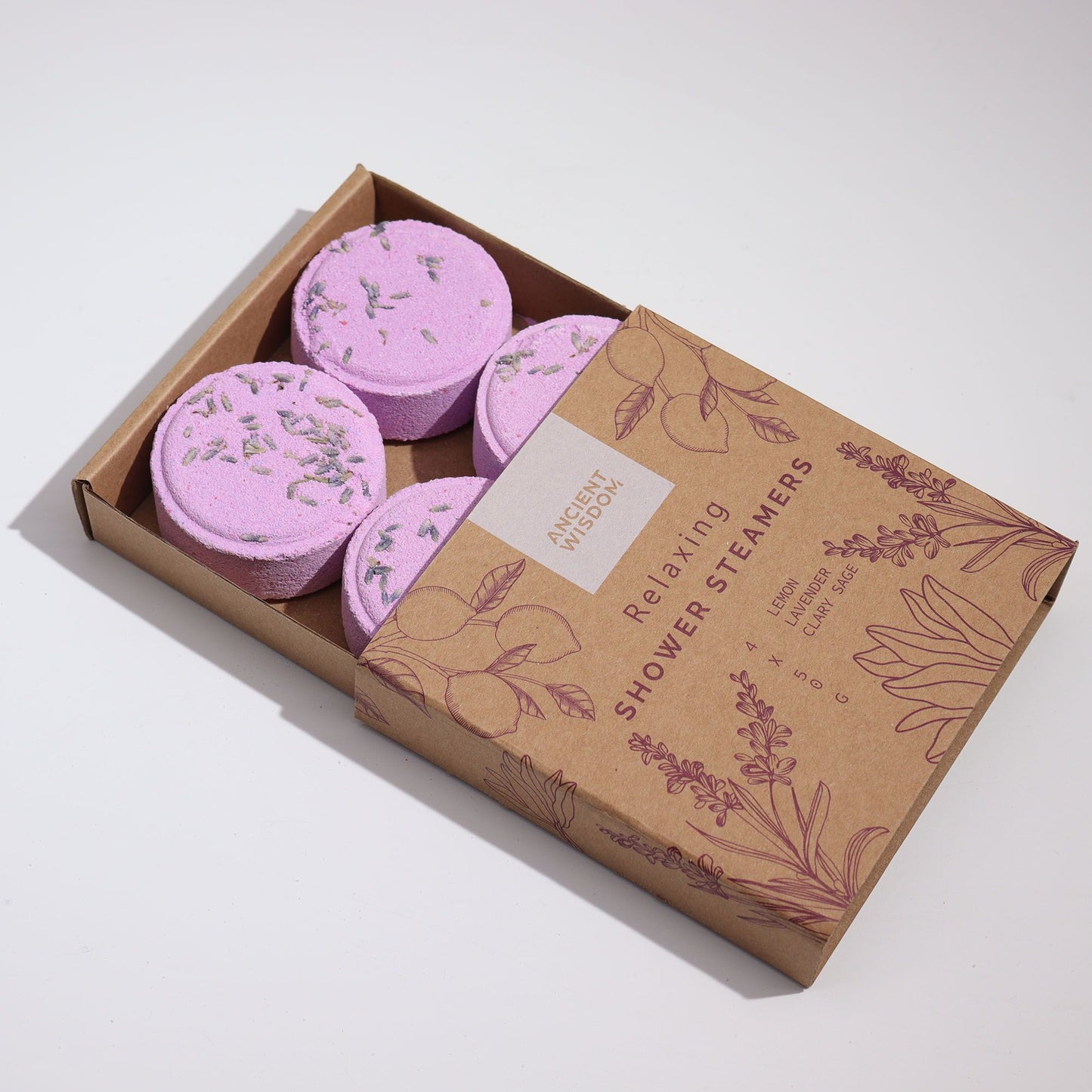 Zen Shower Steamers Gift Set (Relaxing) | 4-Pack- Therapy Wellness Gift Set