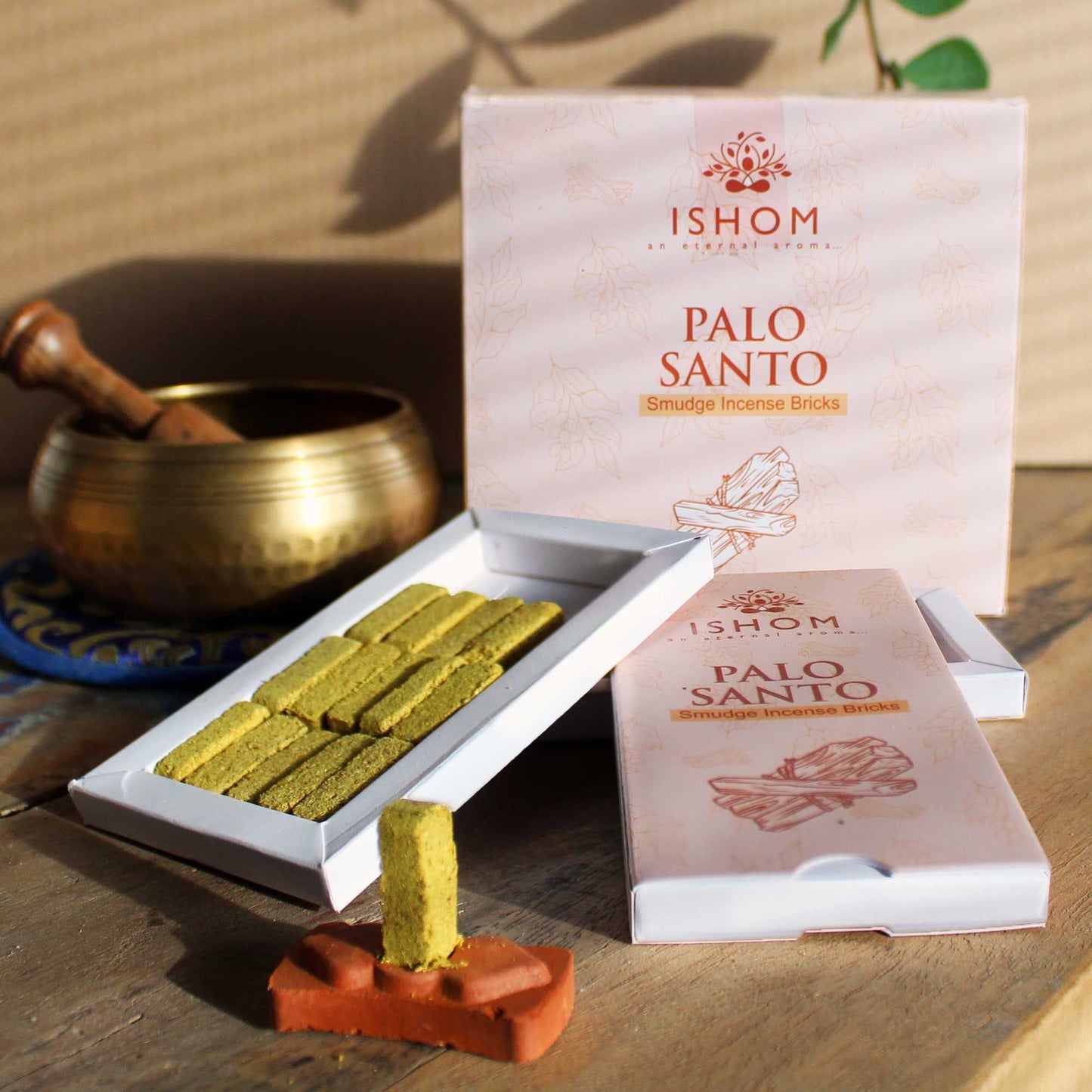 Palo Santo Smudge Brick Gift Set | Energy Cleansing and Grounding Ritual