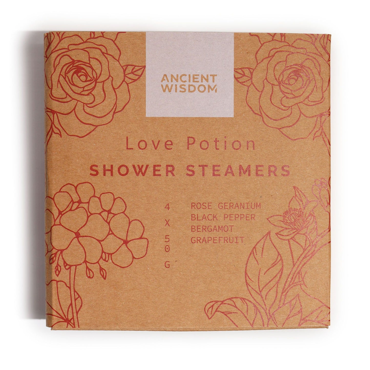 Zen Shower Steamers Gift Set (Love Potion) | 4-Pack