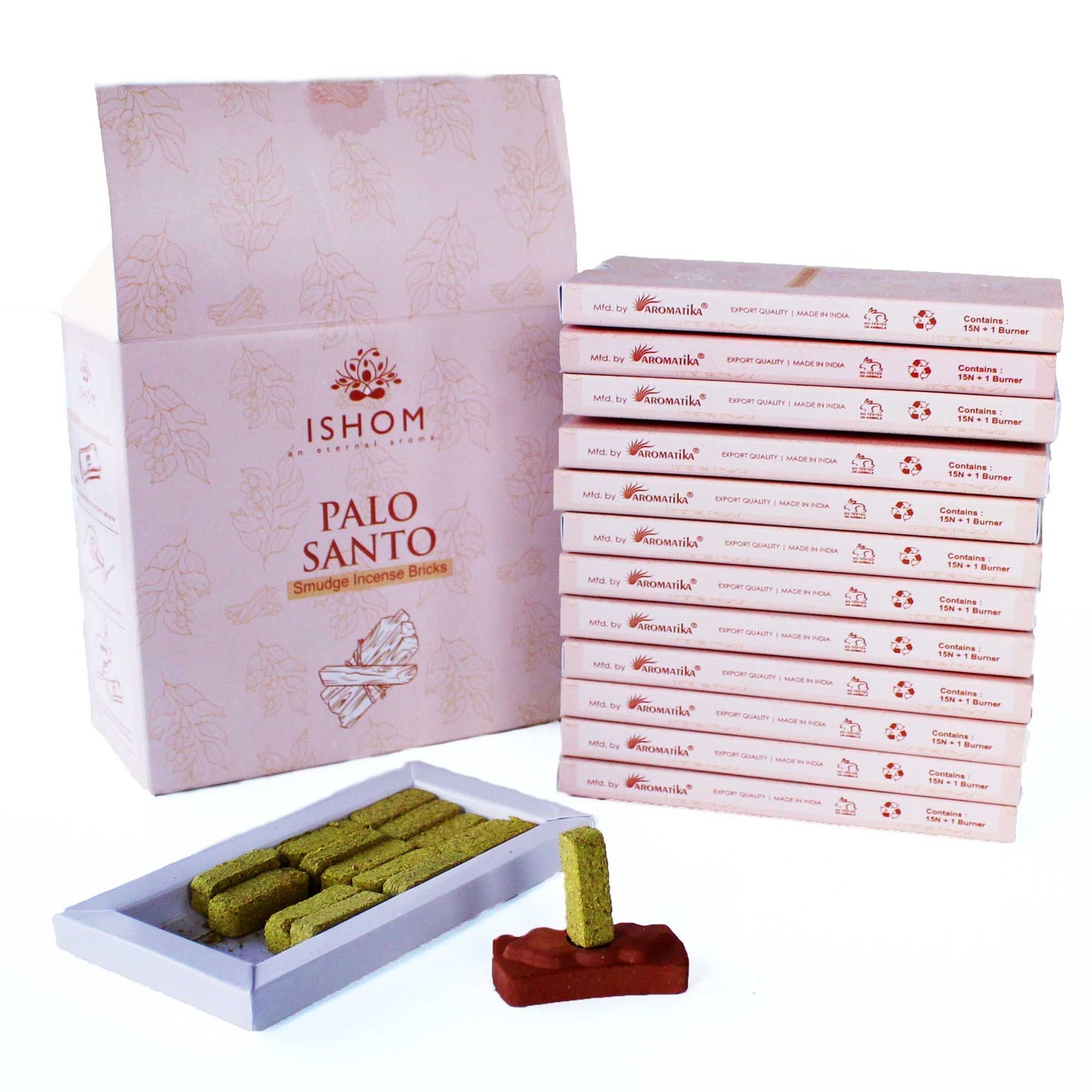 Palo Santo Smudge Brick Gift Set | Energy Cleansing and Grounding Ritual