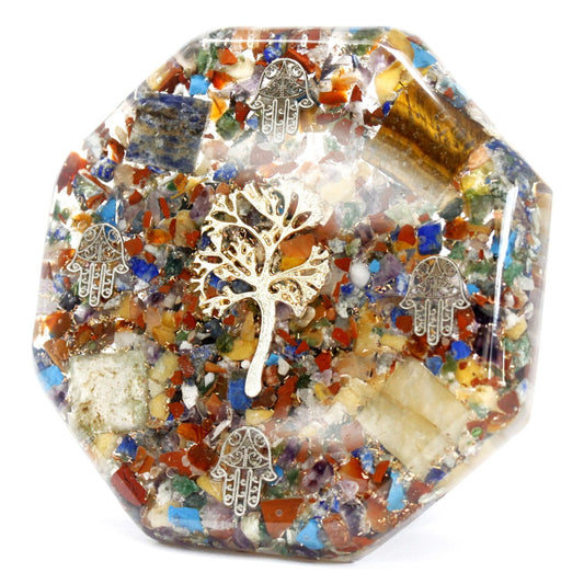 Orgonite Desk Power Pack – Tree of Life | Crystal Desk Decor for Balance & Focus