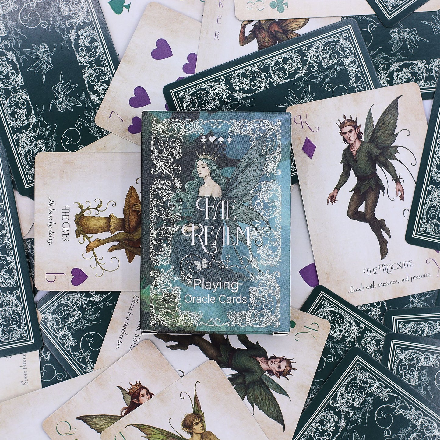 Fae Realm Playing & Oracle Cards | Fairy Inspired Oracle & Playing Dec