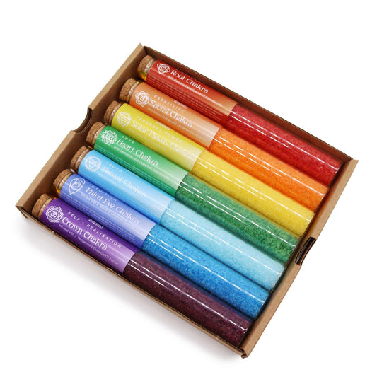 Chakra Bath Salt Gift Pack (7 × 40g)