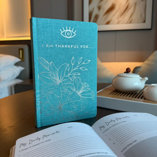 Blue Gratitude Journal – I Am Thankful For (120 Pages)