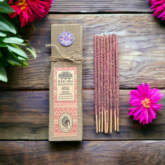 Ritual Resin on Stick – Rose | Love, Calm & Sacred Atmosphere
