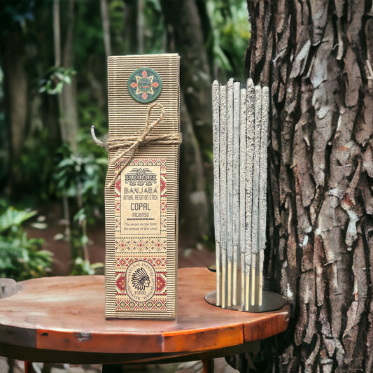 Ritual Resin Copal Incense Sticks | Spiritual Cleansing & Grounding | Handmade Natural Resin on Stick Incense