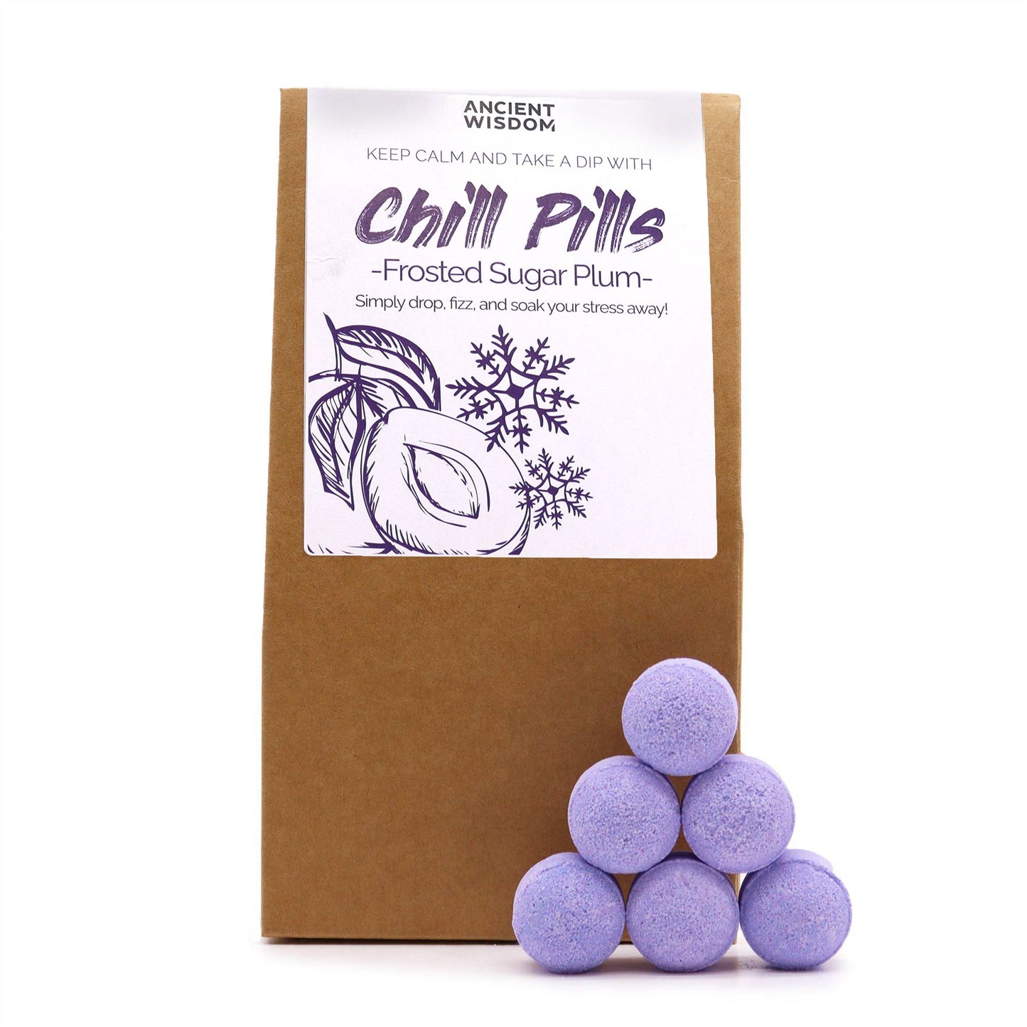 Chill Pills Gift Pack 350g – Frosted Sugar Plum